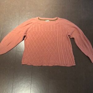 Cable knit sweater size XL